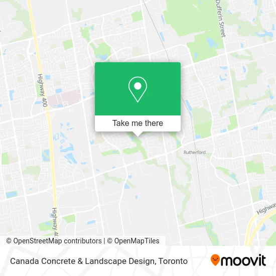 Canada Concrete & Landscape Design map