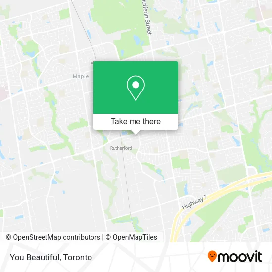 You Beautiful map