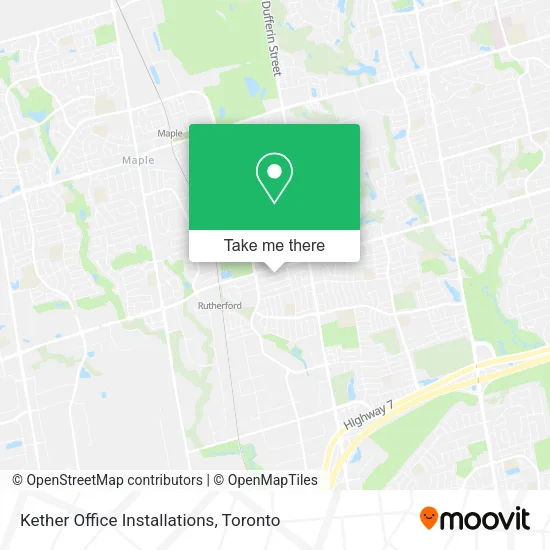 Kether Office Installations map