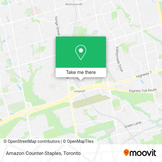 Amazon Counter-Staples map