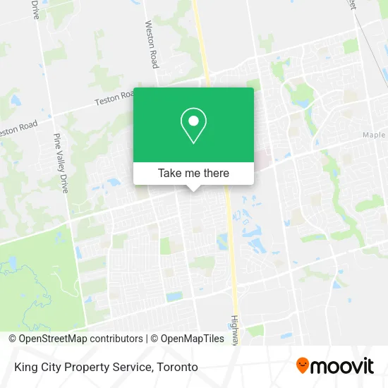 King City Property Service map
