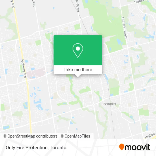 Only Fire Protection map
