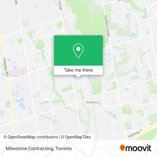 Milestone Contracting map