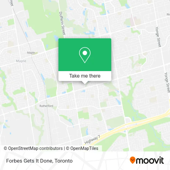 Forbes Gets It Done map