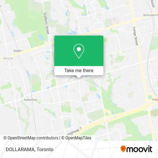 DOLLARAMA map