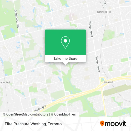 Elite Pressure Washing map