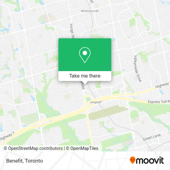 Benefit map