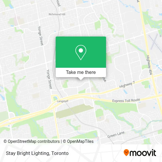 Stay Bright Lighting map