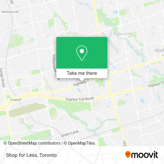 Shop for Less map