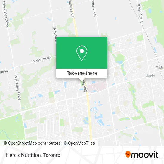 Herc's Nutrition map