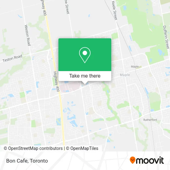Bon Cafe map