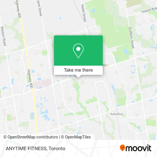 ANYTIME FITNESS map