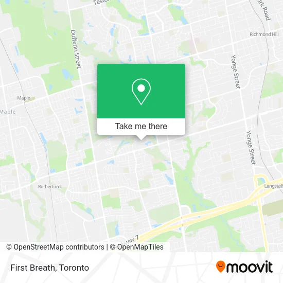 First Breath map