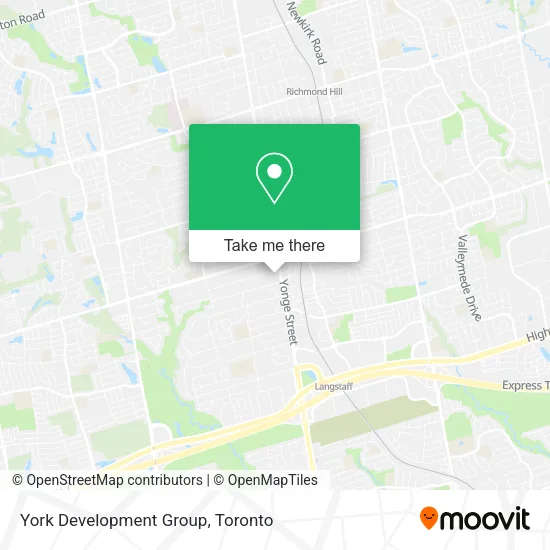 York Development Group map