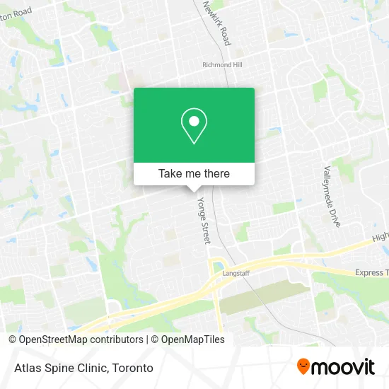 Atlas Spine Clinic map