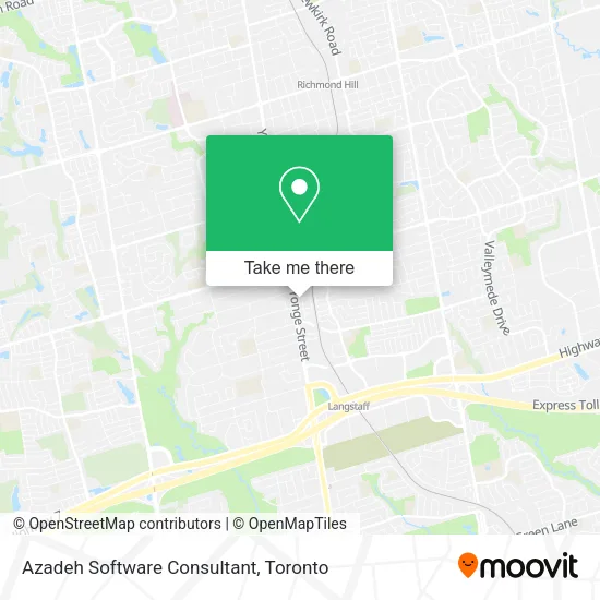 Azadeh Software Consultant map
