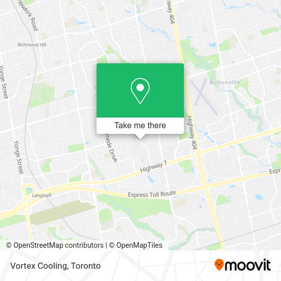 Vortex Cooling map