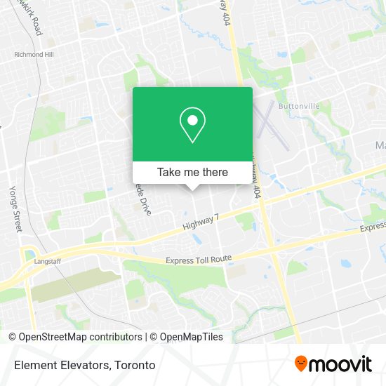 Element Elevators map