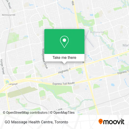 GO Massage Health Centre map