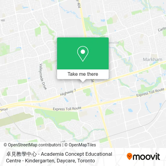卓見教學中心 - Academia Concept Educational Centre - Kindergarten, Daycare map