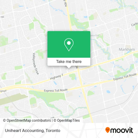 Uniheart Accounting map