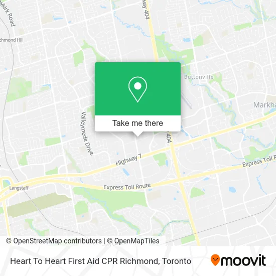 Heart To Heart First Aid CPR Richmond map