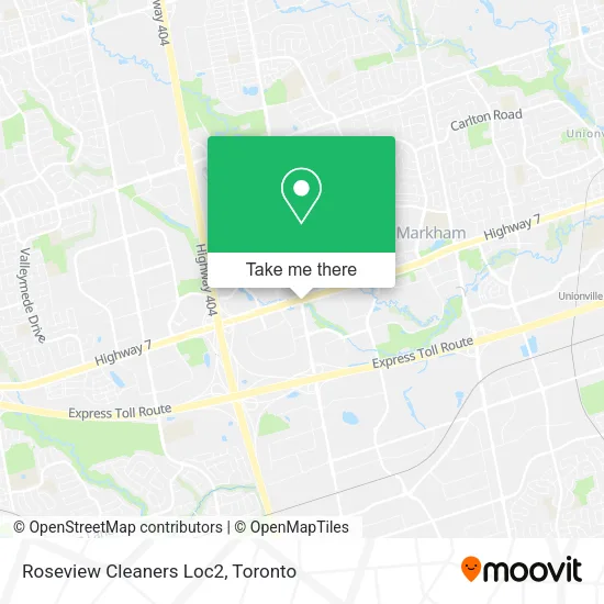Roseview Cleaners Loc2 map