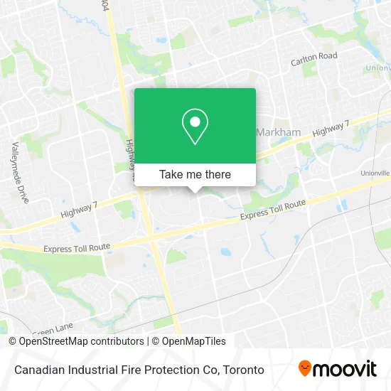 Canadian Industrial Fire Protection Co map