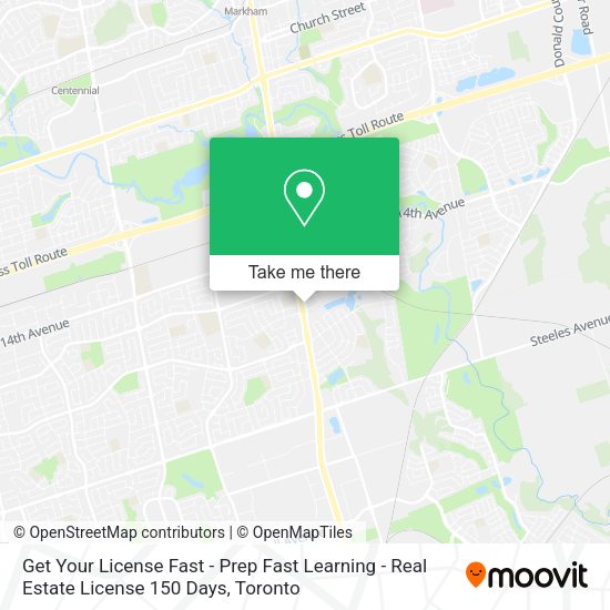 Get Your License Fast - Prep Fast Learning - Real Estate License 150 Days map