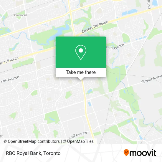 RBC Royal Bank map