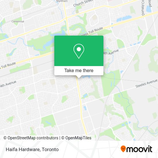 Haifa Hardware map