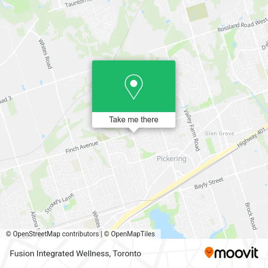 Fusion Integrated Wellness map