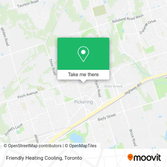 Friendly Heating Cooling map