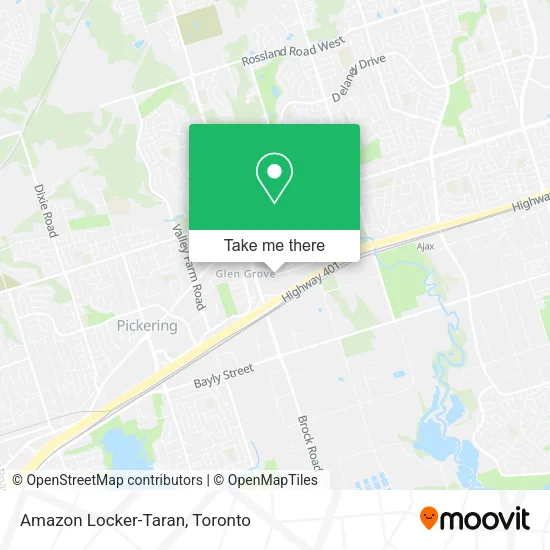 Amazon Locker-Taran map