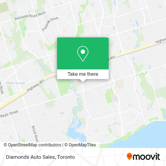 Diamonds Auto Sales map