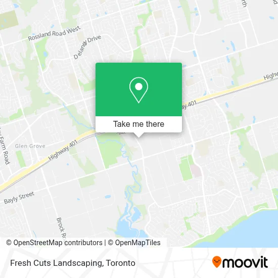 Fresh Cuts Landscaping map