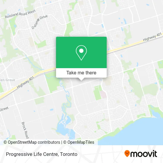 Progressive Life Centre map