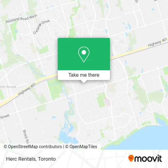 Herc Rentals map