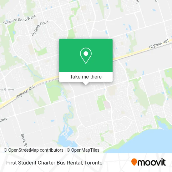First Student Charter Bus Rental map