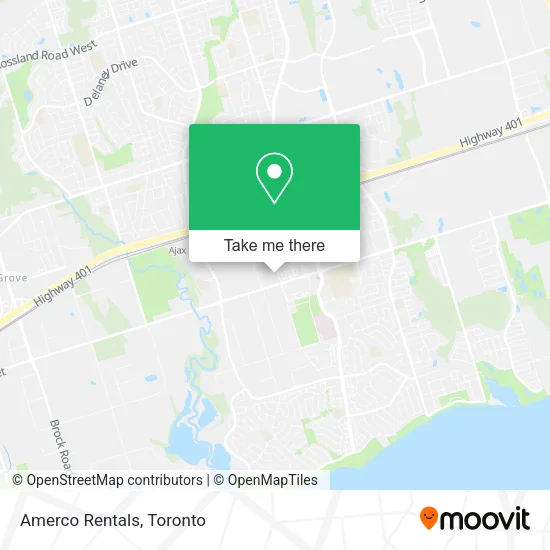 Amerco Rentals map