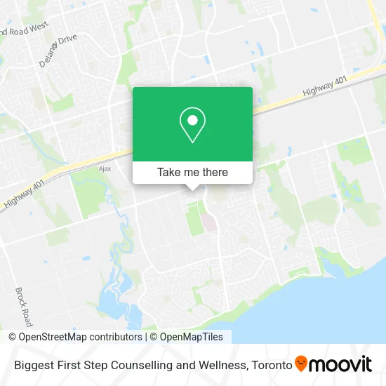 Biggest First Step Counselling and Wellness map