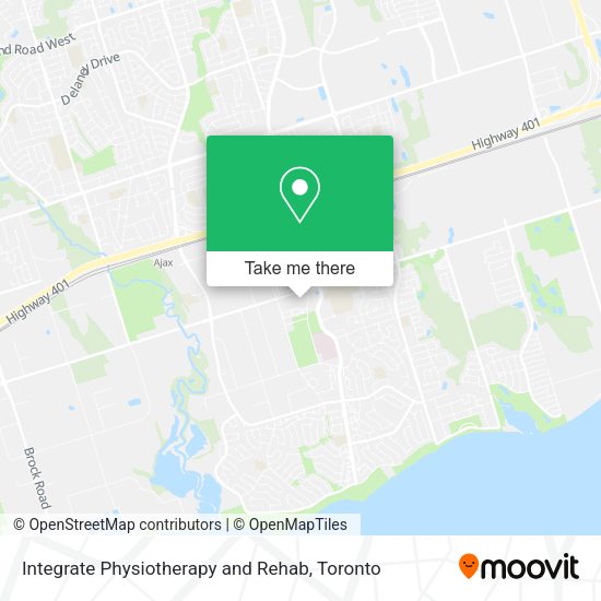 Integrate Physiotherapy and Rehab map