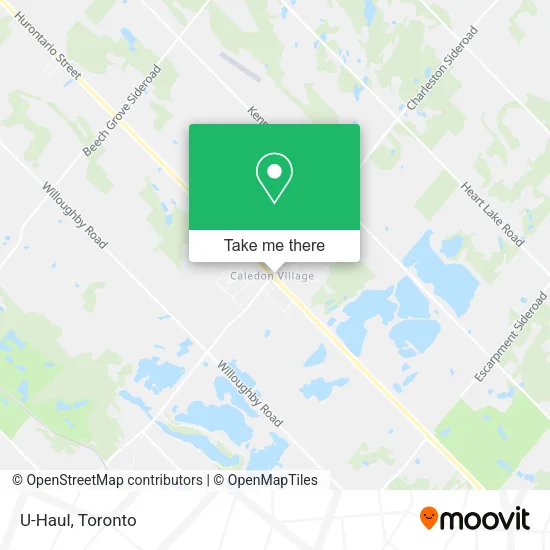 U-Haul map
