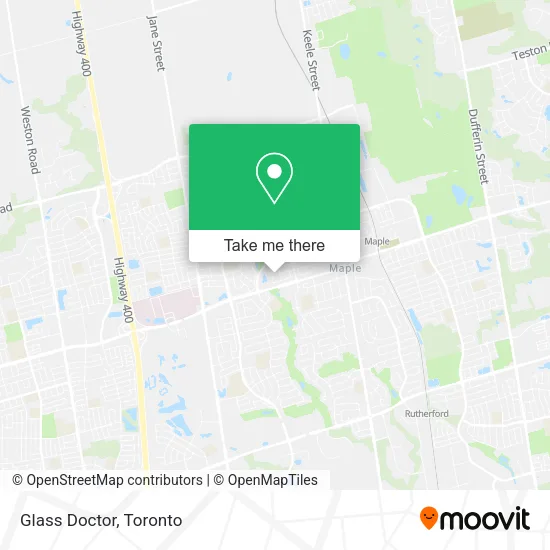 Glass Doctor map