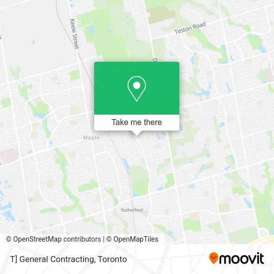 T] General Contracting map