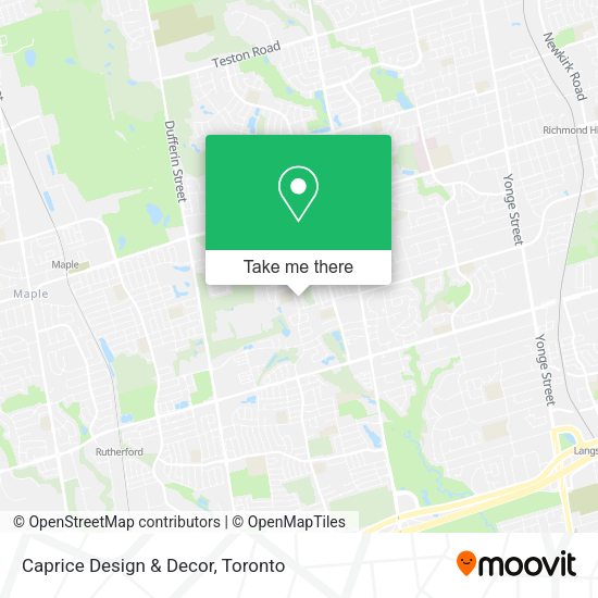 Caprice Design & Decor map