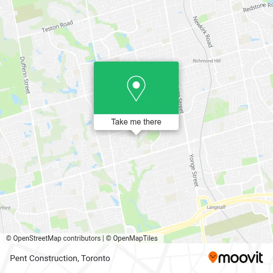 Pent Construction map