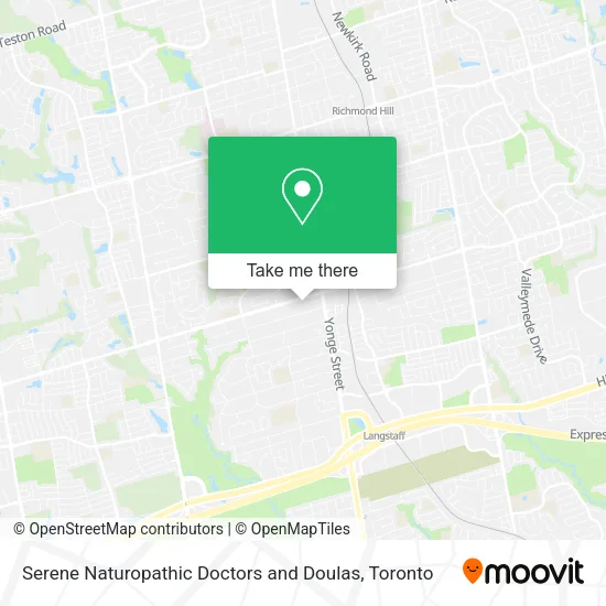 Serene Naturopathic Doctors and Doulas map