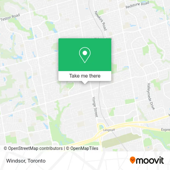 Windsor map
