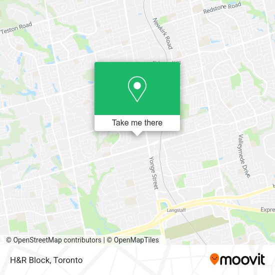 H&R Block map
